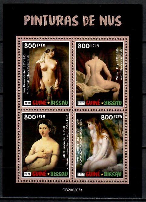 Znaczek Gwinea Bissau 2020 Mi ark 11180-11183 Czyste **