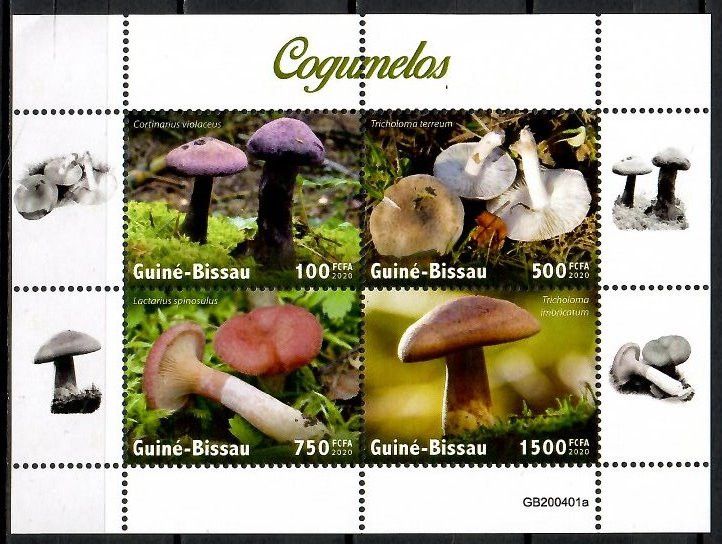 Znaczek Gwinea Bissau 2020 Mi ark 11323-11326 Czyste **
