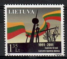 Znaczek Litwa 2011 Mi 1054 Czyste **