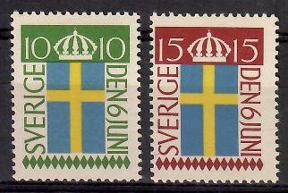 Szwecja 1955 Mi 404-405 Czyste **