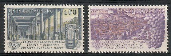 Znaczek Czechosłowacja 1961 Mi 1296+1299 Czyste **