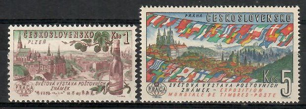 Znaczek Czechosłowacja 1962 Mi 1311+1314 Czyste **