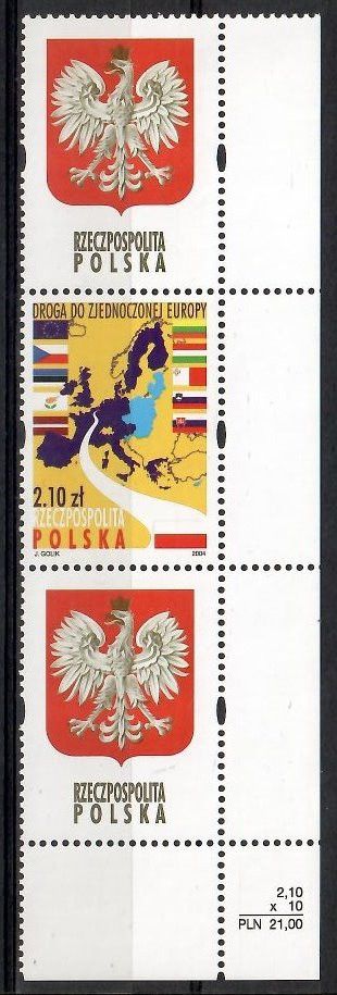 Znaczek Polska 2004 Mi 4105 Fi 3955 Czyste **