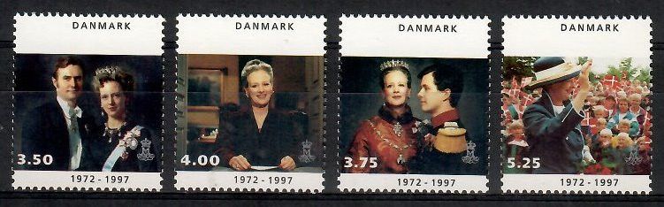 Znaczek Dania 1997 Mi 1142-1145 Czyste **