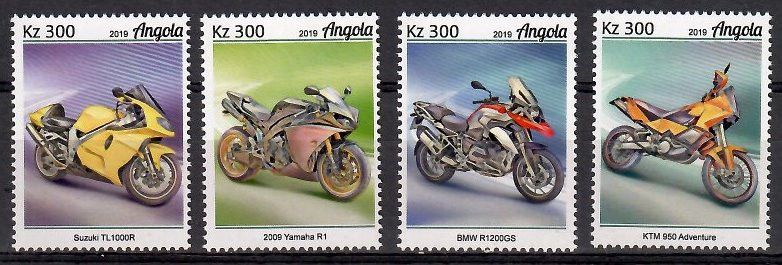 Znaczek Angola 2019 Mi 2121-2124 Czyste **