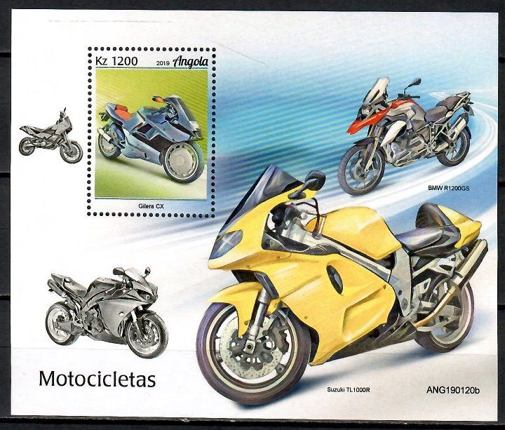 Znaczek Angola 2019 Mi bl 190 Czyste **
