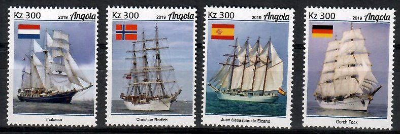 Znaczek Angola 2019 Mi 2141-2144 Czyste **