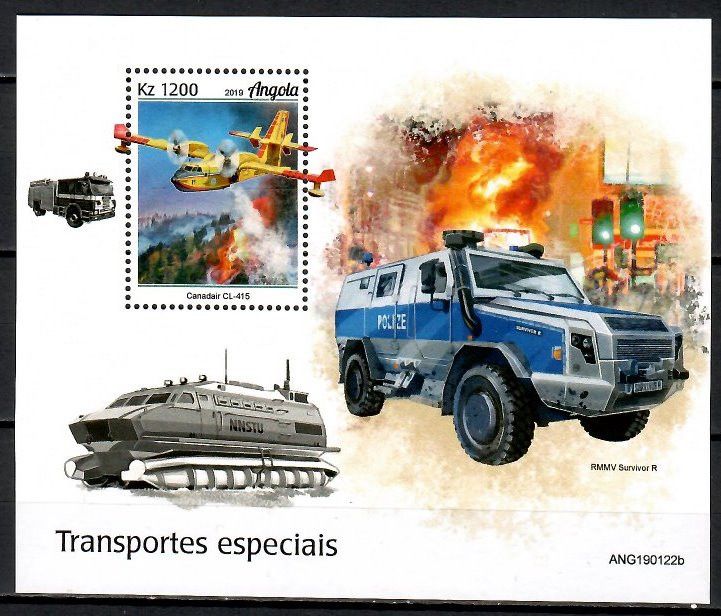 Znaczek Angola 2019 Mi bl 196 Czyste **