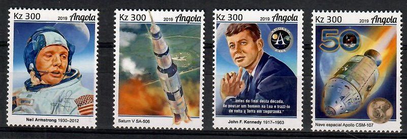 Znaczek Angola 2019 Mi 2166-2169 Czyste **
