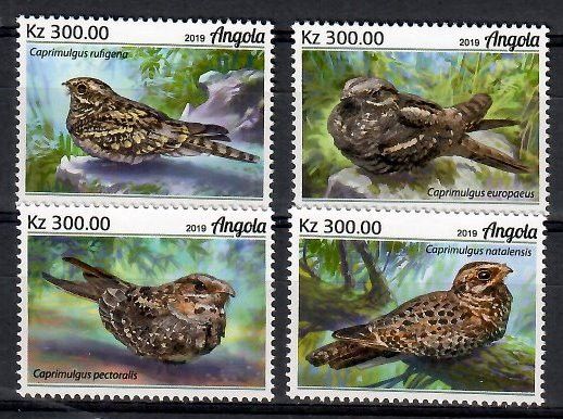 Znaczek Angola 2019 Mi 2235-2238 Czyste **