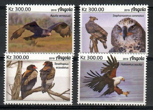 Znaczek Angola 2019 Mi 2240-2243 Czyste **