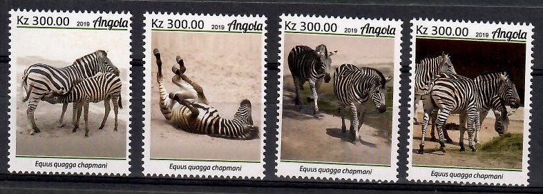 Znaczek Angola 2019 Mi 2280-2283 Czyste **