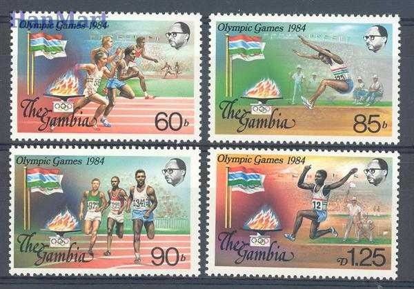 Znaczek Gambia 1984 Mi 531-534 Czyste **
