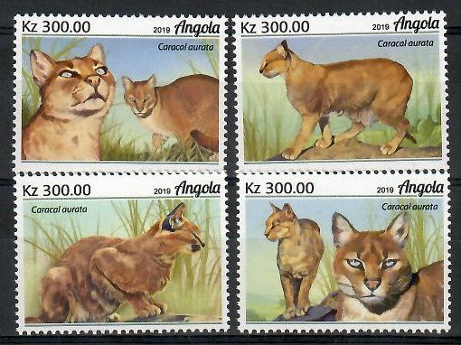 Znaczek Angola 2019 Mi 2315-2318 Czyste **