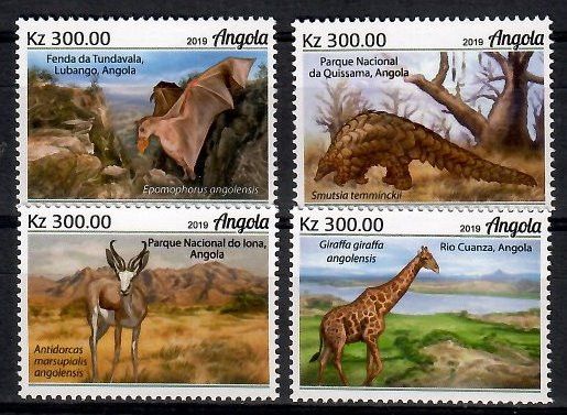 Znaczek Angola 2019 Mi 2335-2338 Czyste **