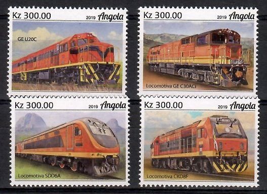 Znaczek Angola 2019 Mi 2345-2348 Czyste **