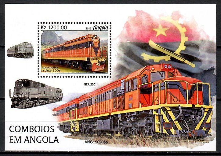 Znaczek Angola 2019 Mi bl 234 Czyste **