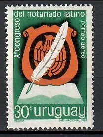 Znaczek Urugwaj 1969 Mi 1143 Czyste **