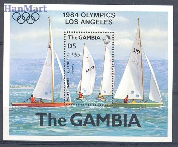 Znaczek Gambia 1984 Mi bl 8 Czyste **