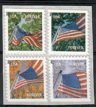 Znaczek USA 2013 Mi 4965-4968BD Czyste **