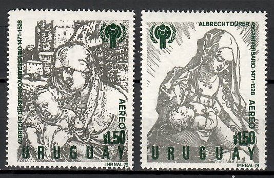 Znaczek Urugwaj 1979 Mi 1540-1541 Czyste **