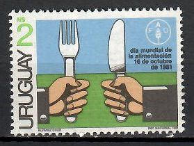 Znaczek Urugwaj 1981 Mi 1634 Czyste **