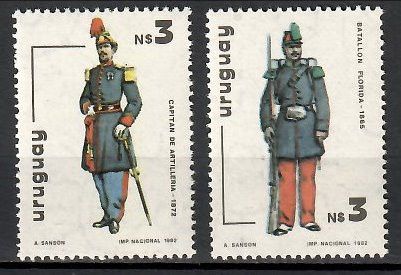 Znaczek Urugwaj 1982 Mi 1647-1648 Czyste **