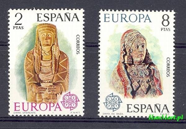 Znaczek Hiszpania 1974 Mi 2072-2073 Czyste **