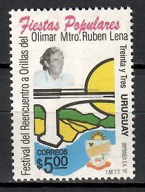Znaczek Urugwaj 1997 Mi 2234 Czyste **