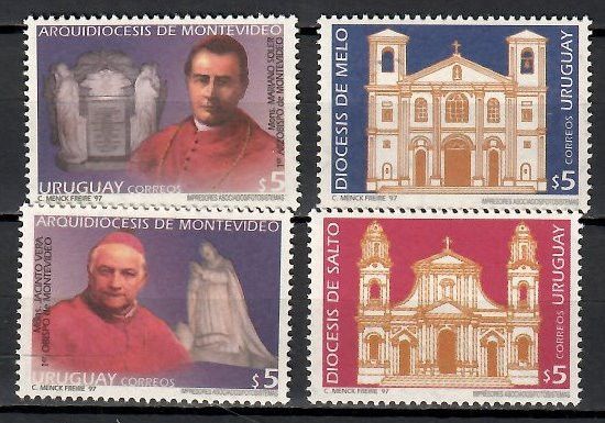 Znaczek Urugwaj 1997 Mi 2249-2252 Czyste **
