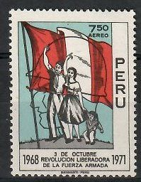 Znaczek Peru 1971 Mi 830 Czyste **