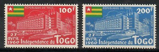Znaczek Togo 1960 Mi 291-292 Czyste **