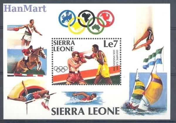 Znaczek Sierra Leone 1984 Mi bl 20 Czyste **