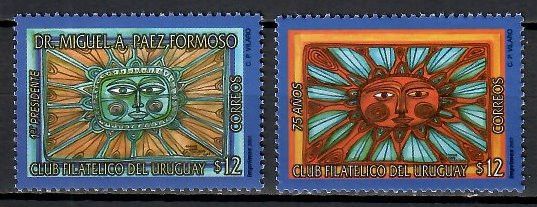 Znaczek Urugwaj 2001 Mi 2624-2625 Czyste **
