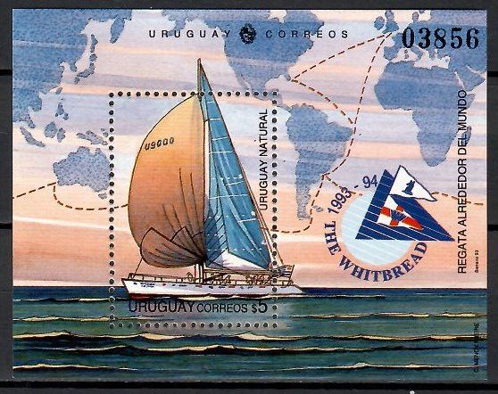 Znaczek Urugwaj 1993 Mi bl 59 Czyste **
