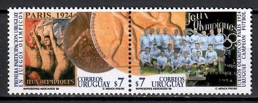 Znaczek Urugwaj 1999 Mi 2489-2490 Czyste **