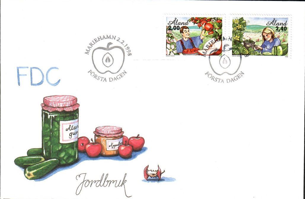 Znaczek Wyspy Alandzkie 1998 Mi 134 FDC