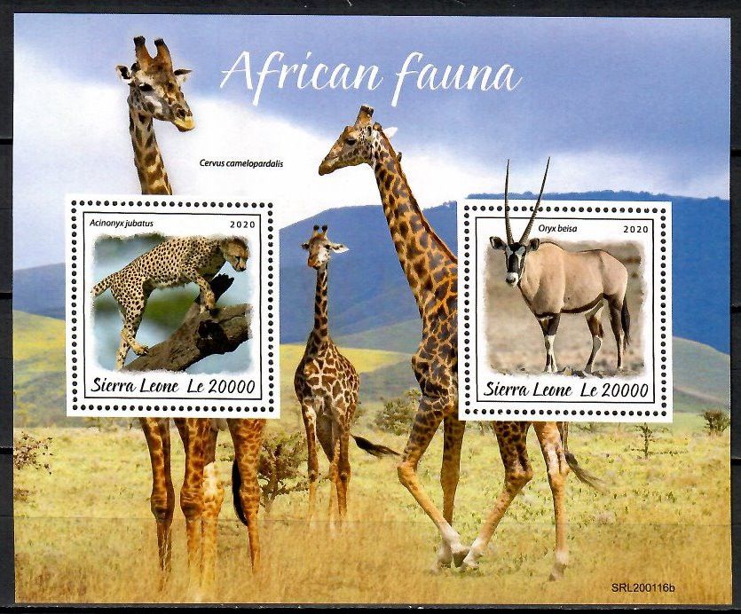 Znaczek Sierra Leone 2020 Mi bl 1913 Czyste **
