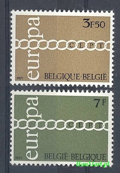 Znaczek Belgia 1971 Mi 1633-1634 Czyste **