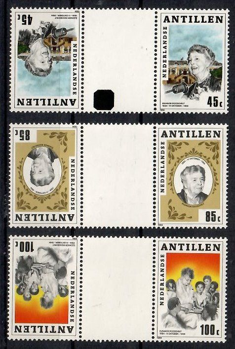 Znaczek Antyle Holenderskie 1984 Mi 539-541 Czyste **