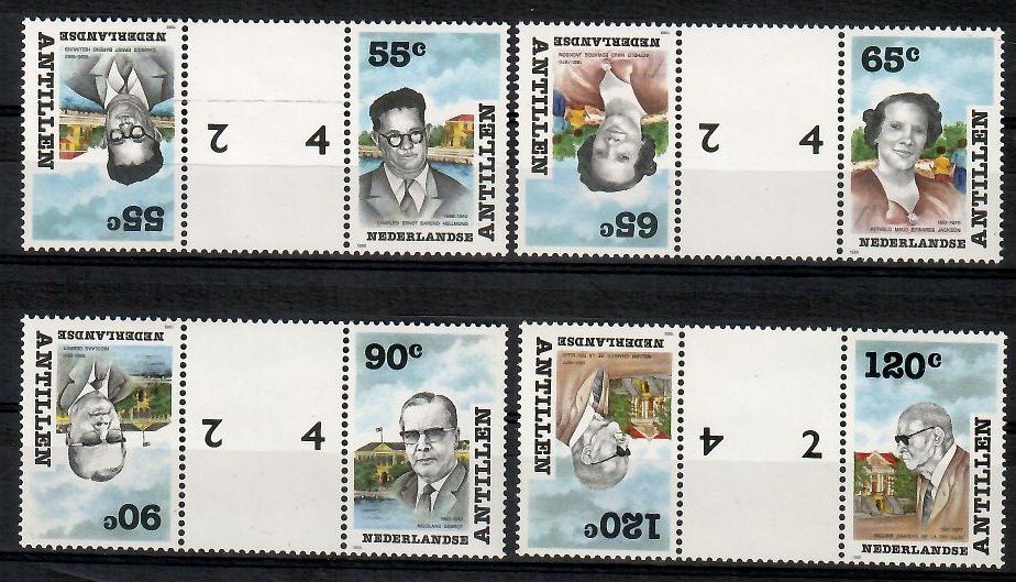 Znaczek Antyle Holenderskie 1988 Mi 642-645 Czyste **