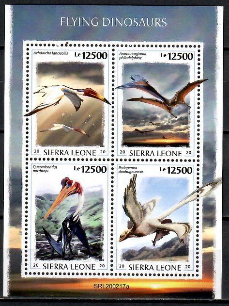 Znaczek Sierra Leone 2020 Mi ark 12201-12204 Czyste **