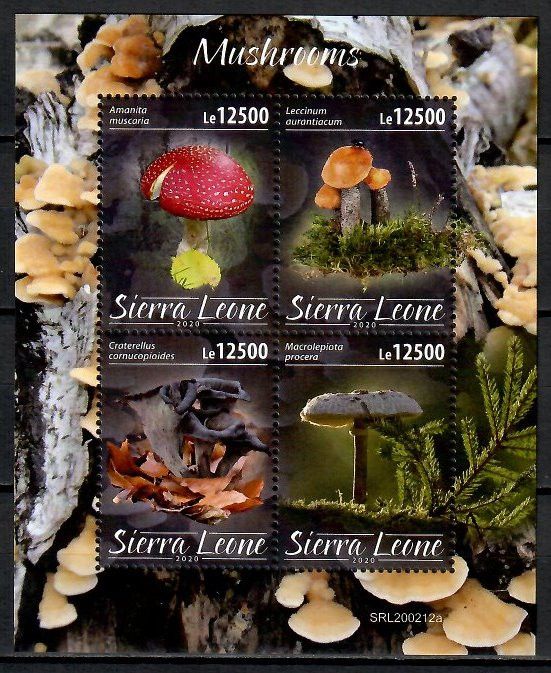 Znaczek Sierra Leone 2020 Mi ark 12206-12209 Czyste **