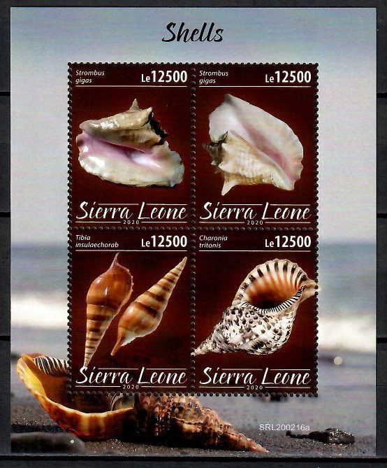 Znaczek Sierra Leone 2020 Mi ark 12226-12229 Czyste **