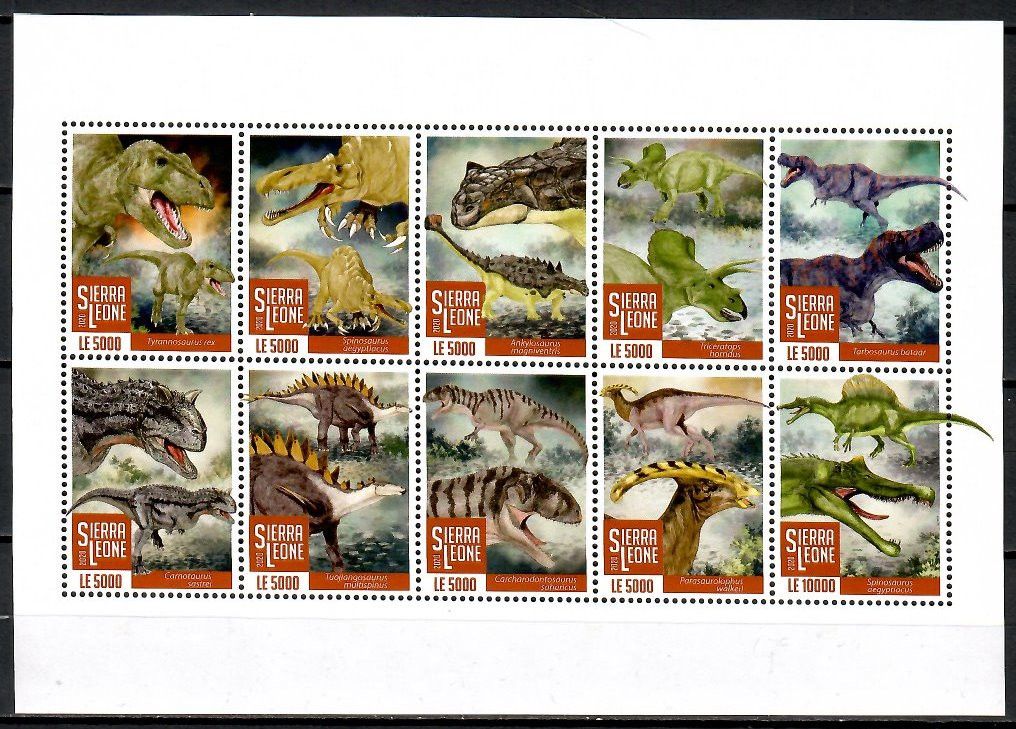 Znaczek Sierra Leone 2020 Mi ark 12608-12617 Czyste **