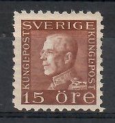 Znaczek Szwecja 1936 Mi 180IIB Czyste **