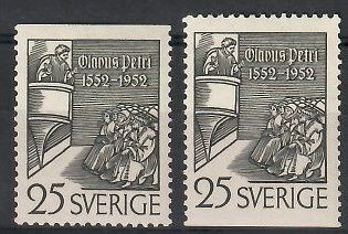 Znaczek Szwecja 1952 Mi 367Do,Du Czyste **