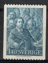 Znaczek Szwecja 1961 Mi 472C Czyste **