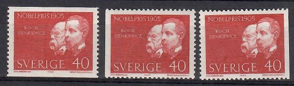Znaczek Szwecja 1965 Mi 543A,Dl,Dr Czyste **