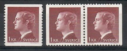 Znaczek Szwecja 1974 Mi 851yA,Dl,Dr Czyste **